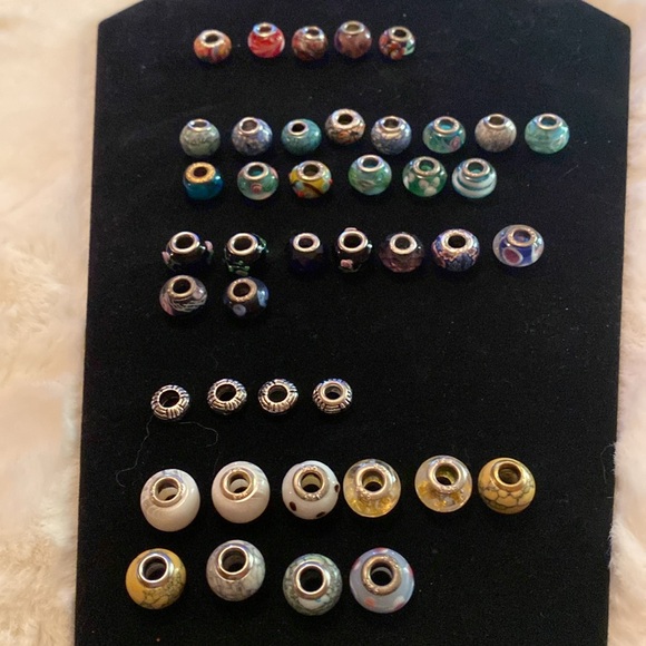 Sterling Silver Beaded Bracelet Set - Picture 6 of 9